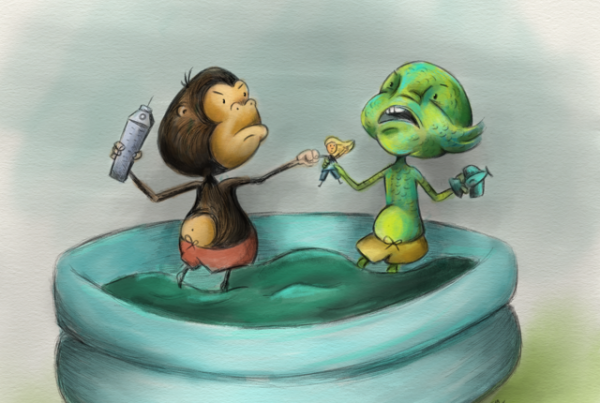 Creature from the black lagoon